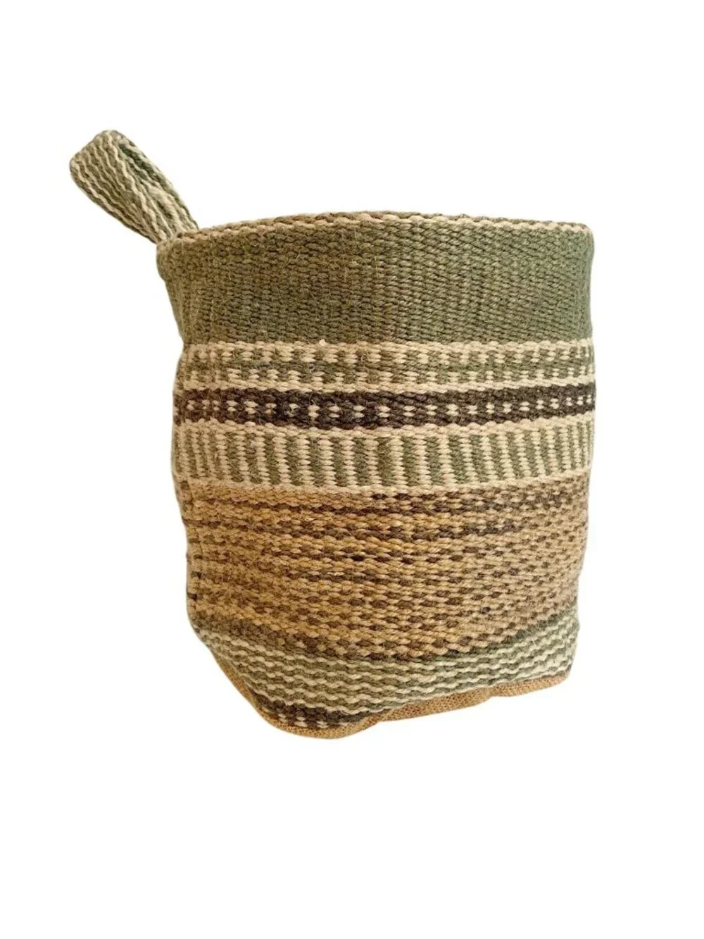 Hanging Burlap Planter Bag: Woven Garden Pot | Jute Woven Soft Garden Planter